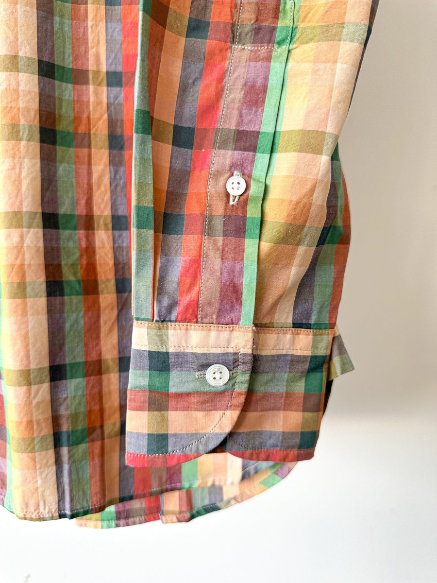 Drake's Multicoloured Checked Cotton Shirt - Imagen 6