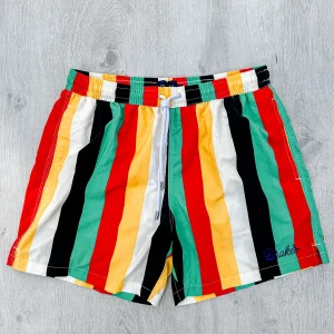 Drake's Striped Swim Shorts
