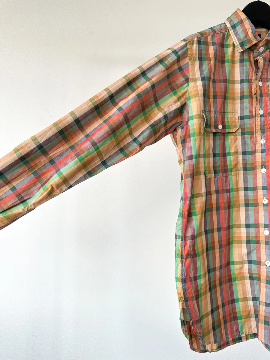 Drake's Multicoloured Checked Cotton Shirt - Imagen 8