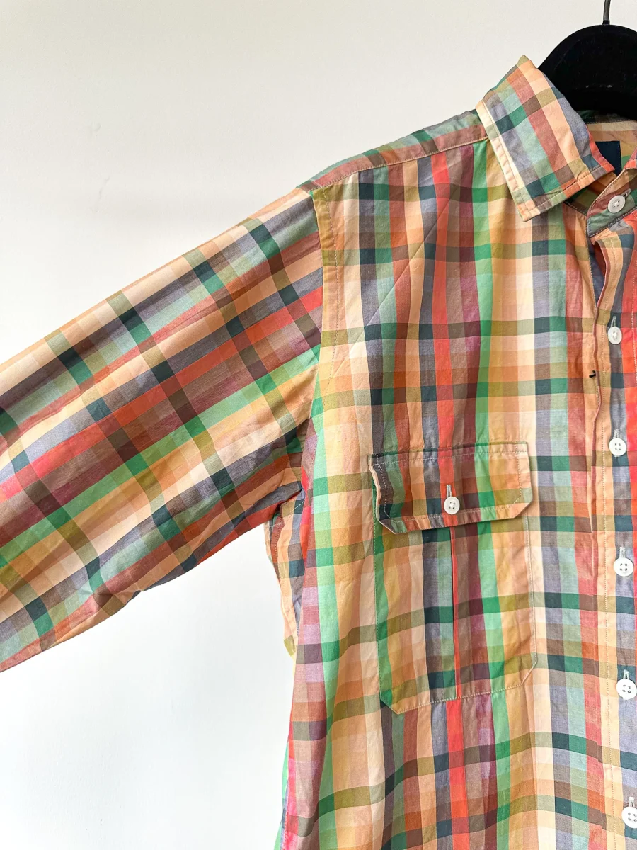 Drake's Multicoloured Checked Cotton Shirt - Imagen 9