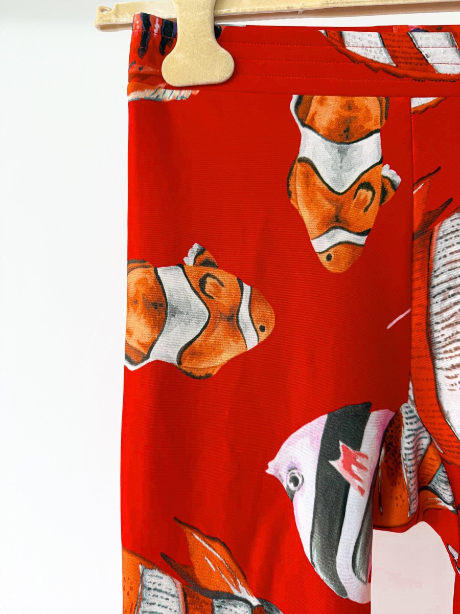 Dolce And Gabbana Fish Print Footed Leggings - Imagen 4