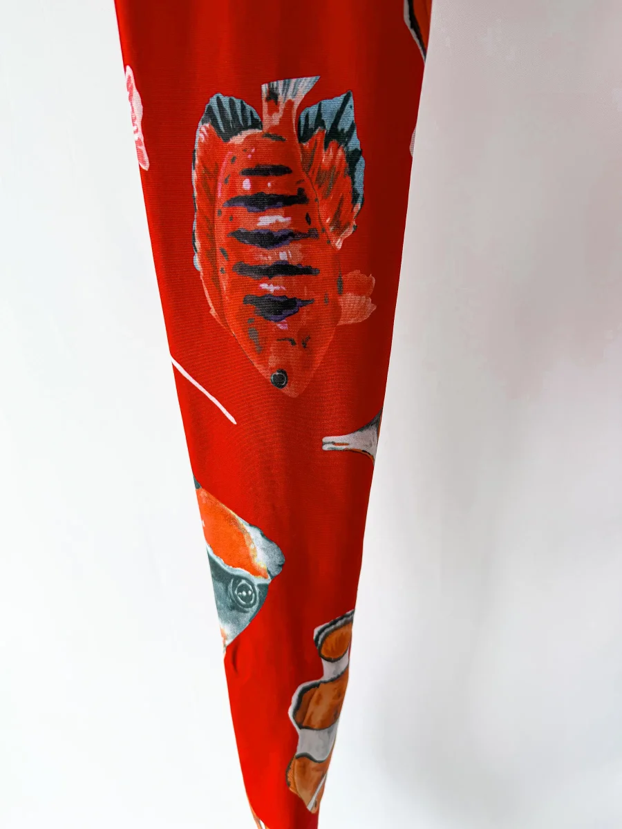 Dolce And Gabbana Fish Print Footed Leggings - Imagen 7