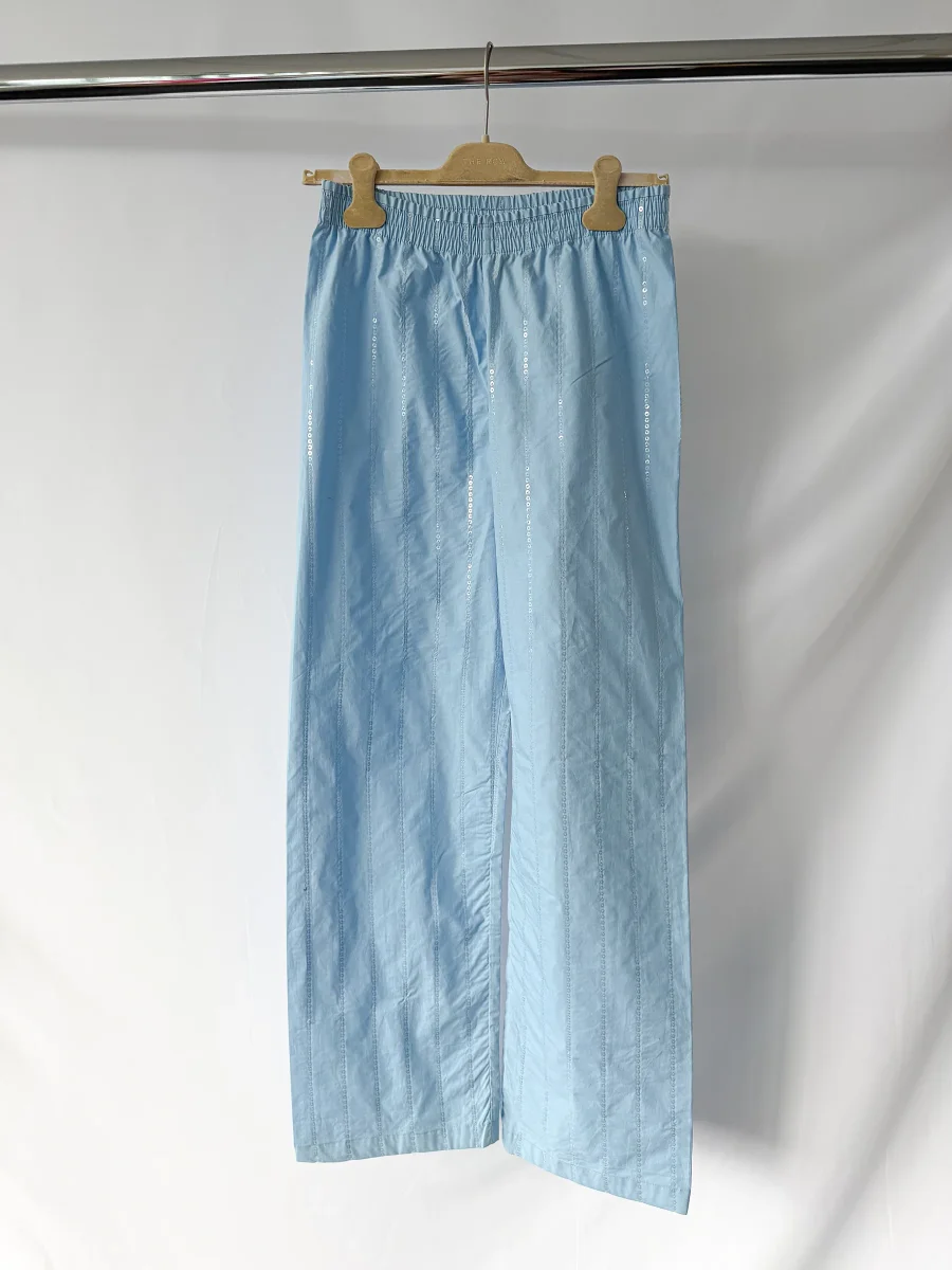 Sleeper Milky Way Blue Sequined Cotton Pyjama Set - Imagen 8