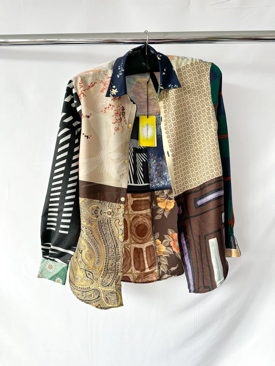 Conner Ives The Reconstituted Scarf Vintage Shirt (IMPERFECT) - Imagen 5