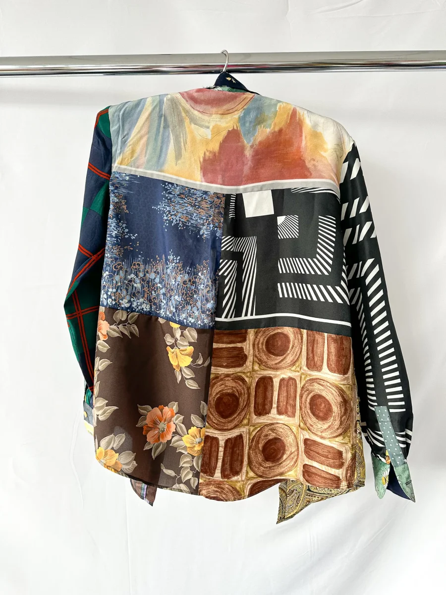 Conner Ives The Reconstituted Scarf Vintage Shirt (IMPERFECT) - Imagen 7