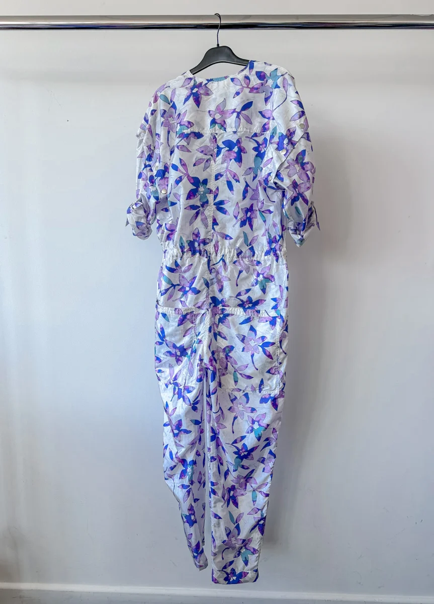 Isabel Marant Lympia Floral Print Shell Wrap Jumpsuit - Imagen 5