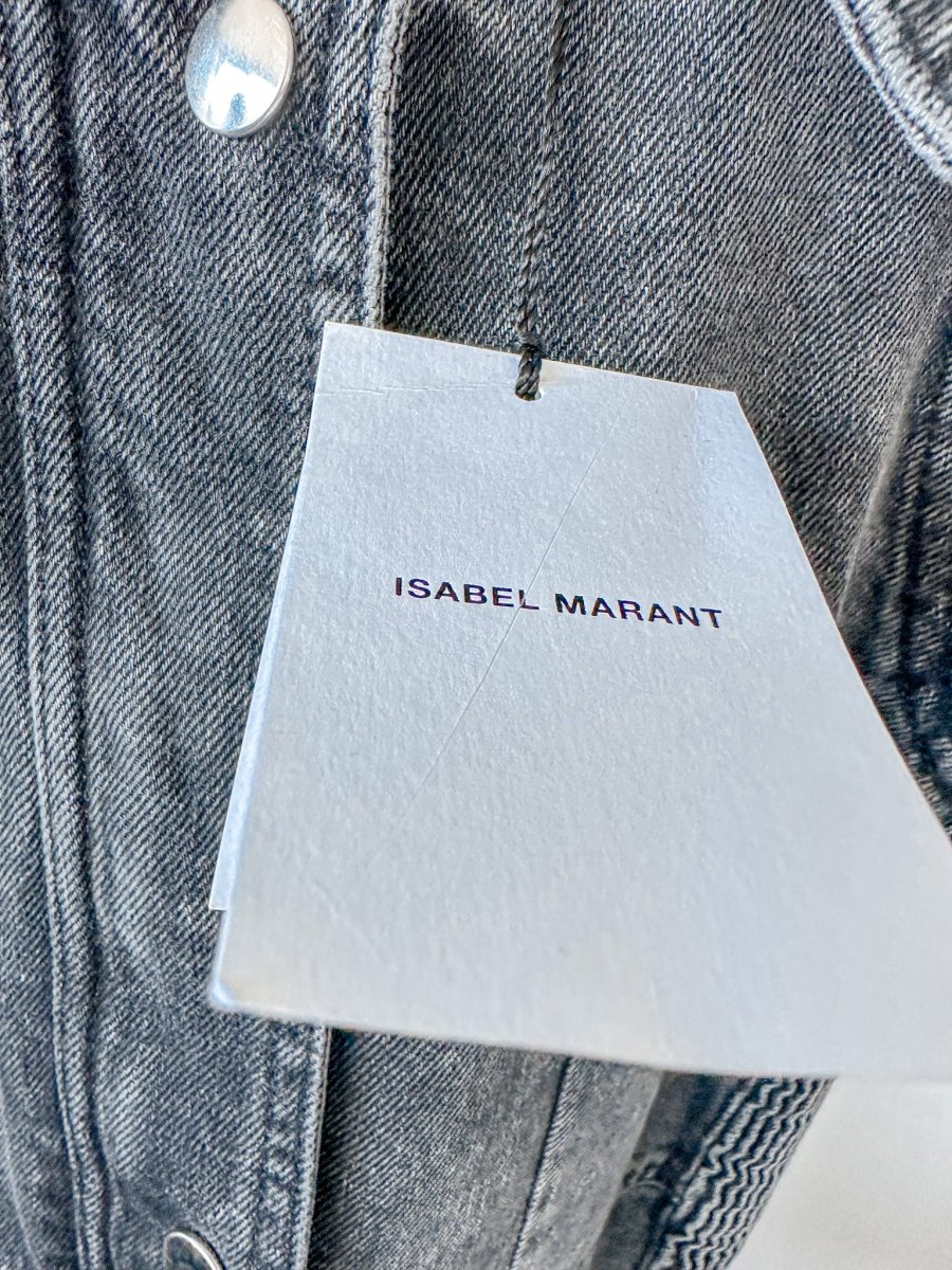 Isabel Marant Denim Apolino Ribbed Denim Jumpsuit - Imagen 6