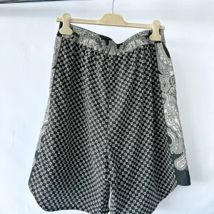 Balmain Straight-Leg Monogrammed Printed Poplin Shorts