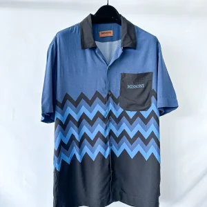 Missoni Navy Zigzag Shirt