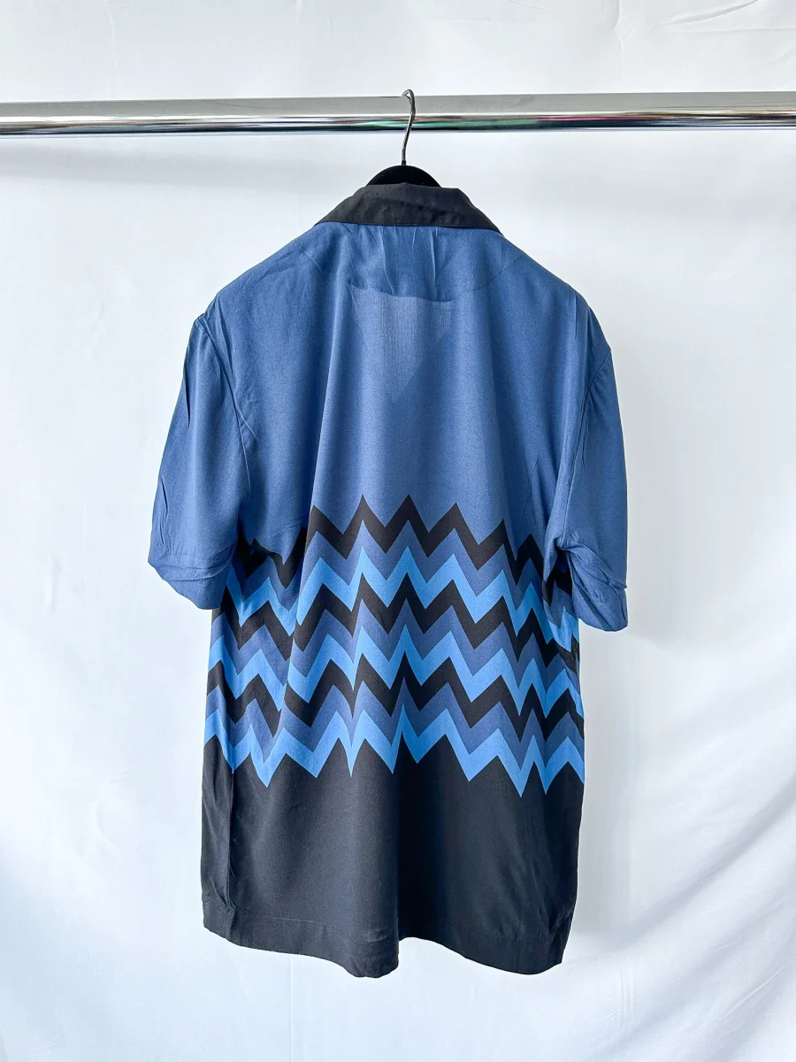 Missoni Navy Zigzag Shirt - Imagen 3