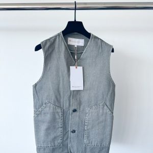 Private White V.C Grey Gilet Worksuit Jerkin