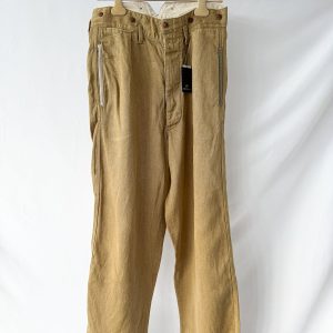 Nigel Cabourn Hemp Work Pants Trousers Khaki Green