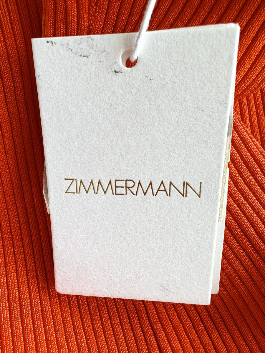Zimmermann Lovestruck Red Body Ribbed Knit Tank Top - Imagen 4