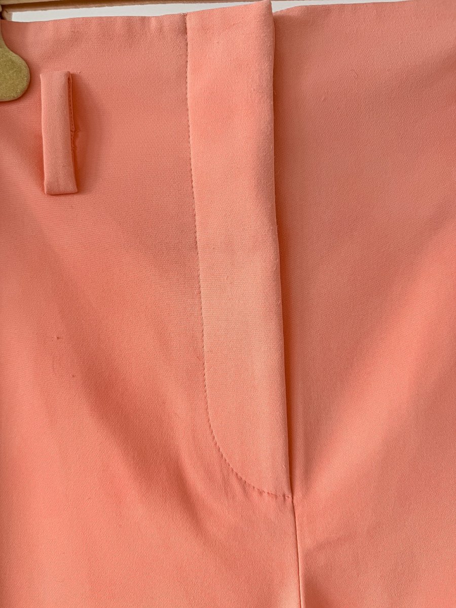 Emilio Pucci Salmon Pink Belted Crop Trousers - Imagen 4