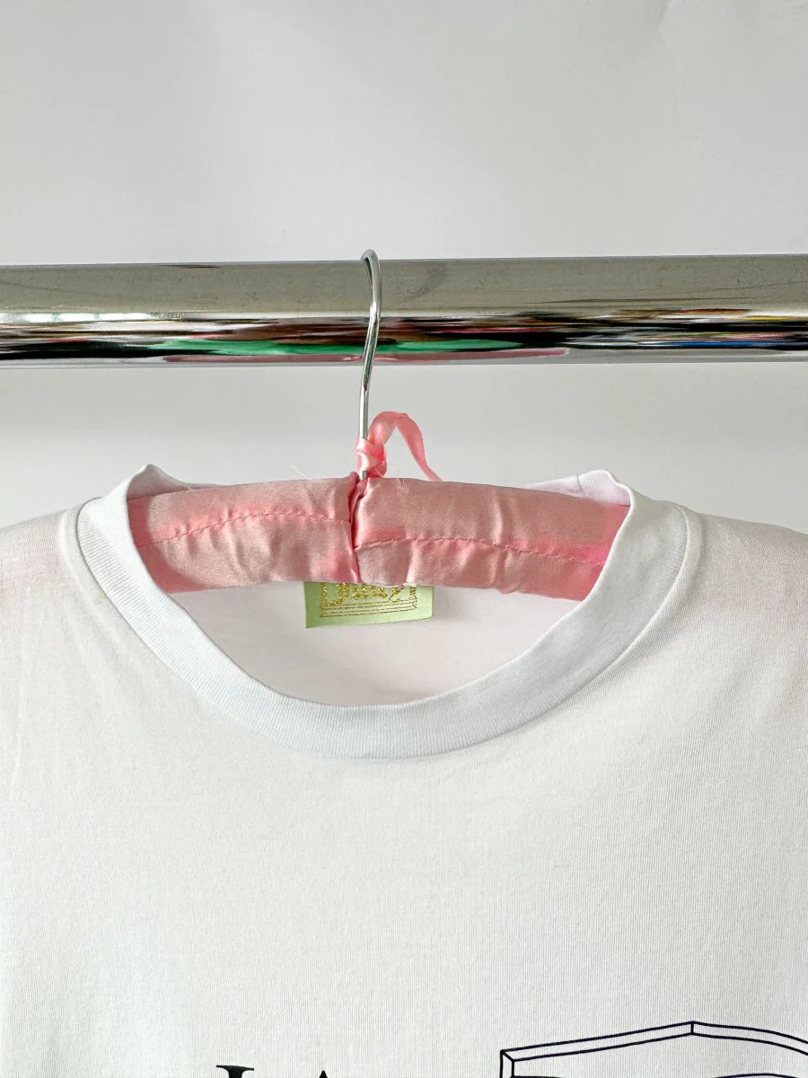Aries x Juicy Couture Temple Juicy Logo Front White Tee T-Shirt - Imagen 5