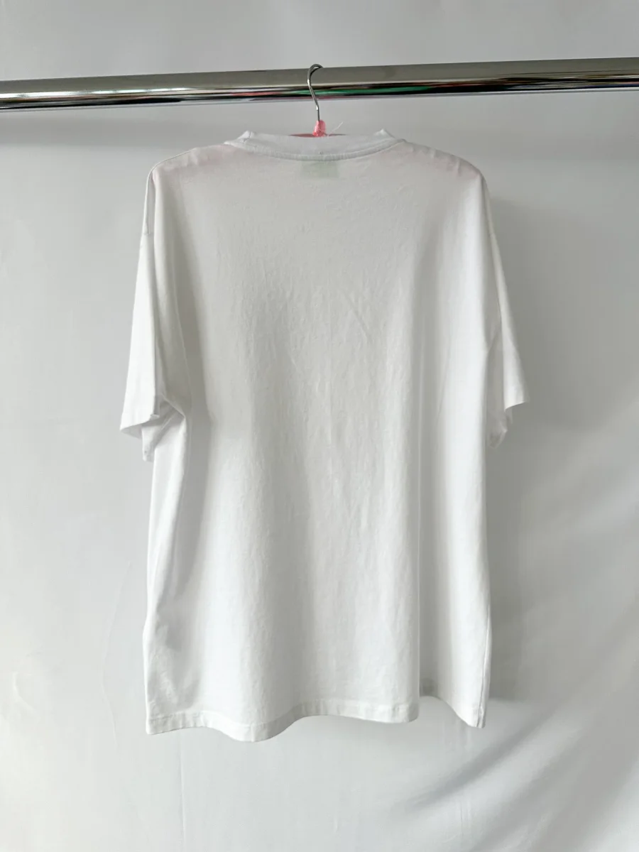 Aries x Juicy Couture Temple Juicy Logo Front White Tee T-Shirt - Imagen 6