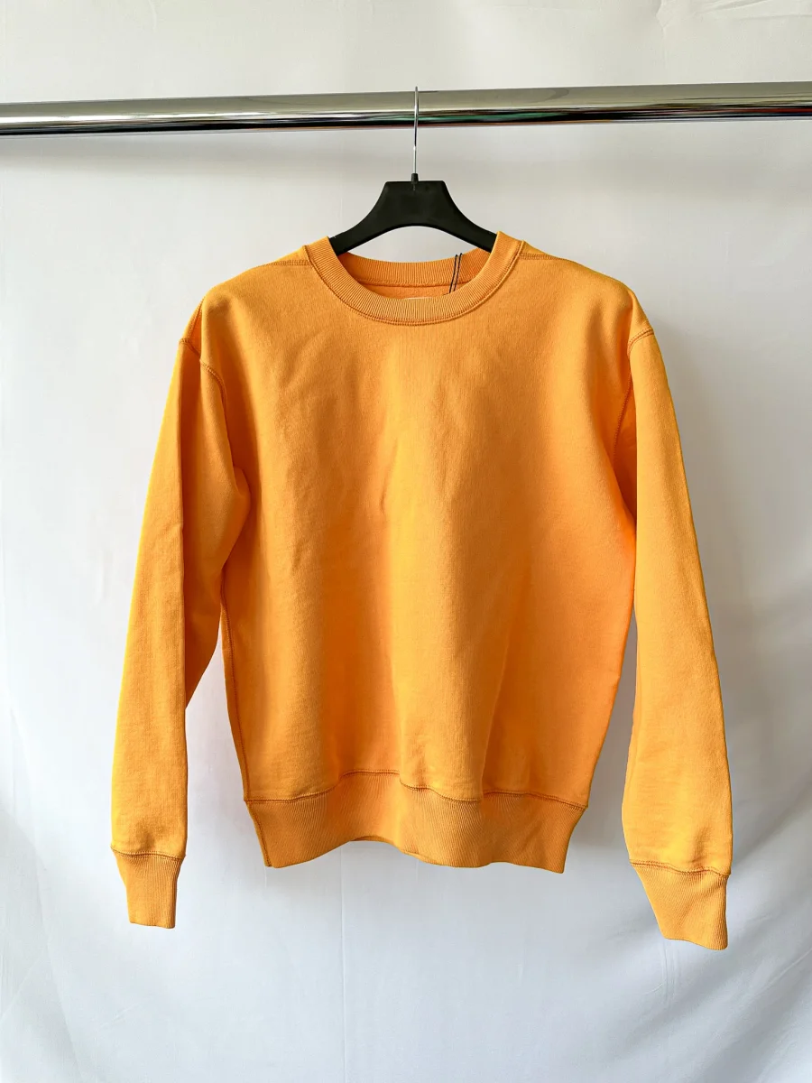 Drake's Mustard Heavy Weight Cotton Sweatshirt - Imagen 2