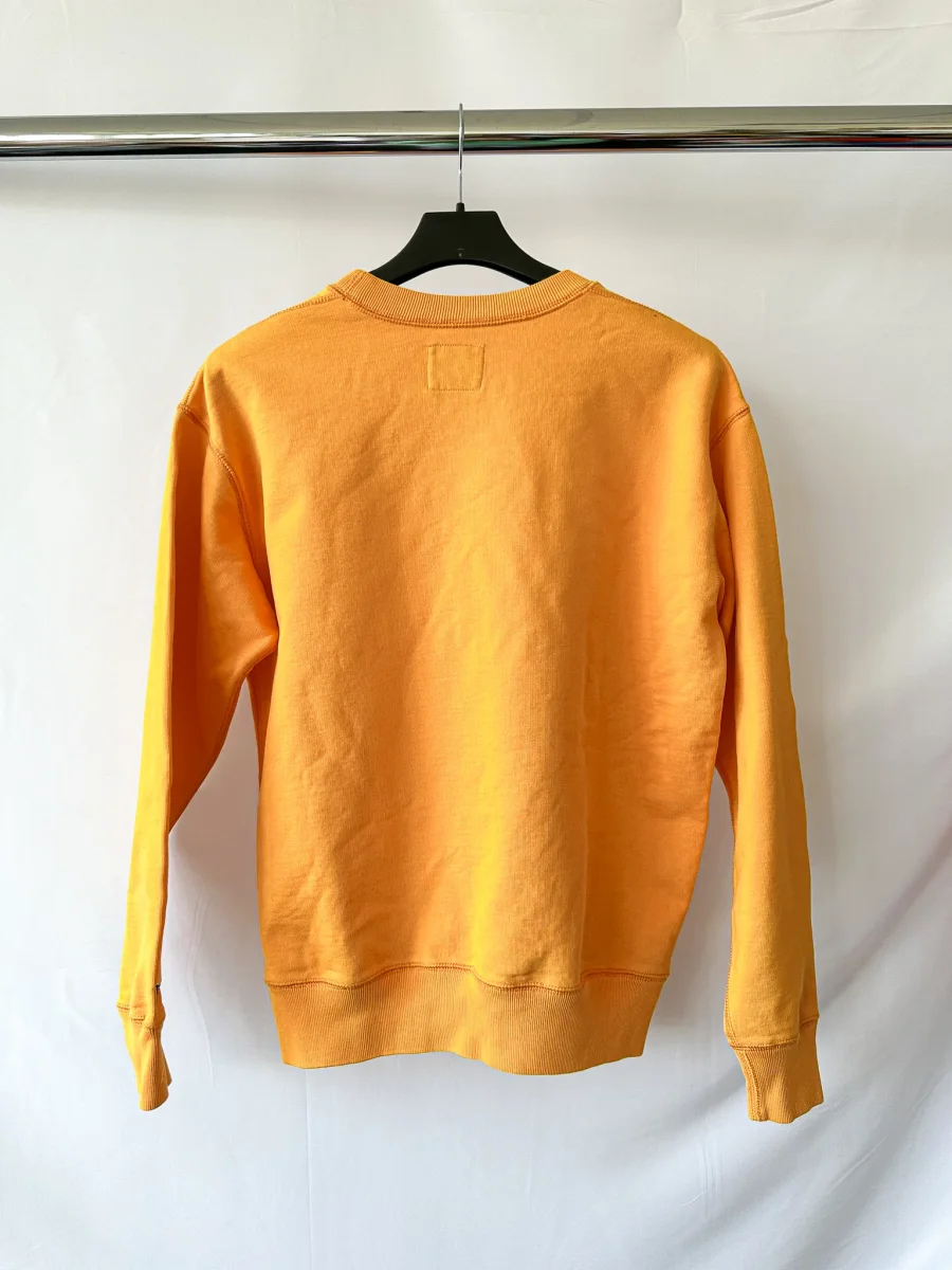 Drake's Mustard Heavy Weight Cotton Sweatshirt - Imagen 3