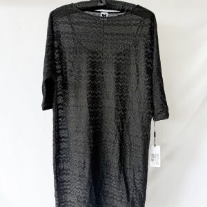 M Missoni Black Zigzag Knit Dress