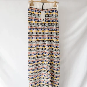 M Missoni Intarsia Knit Lined Wide Beach Trousers