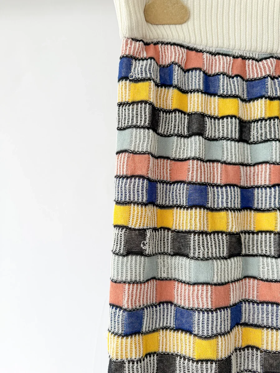 M Missoni Intarsia Knit Lined Wide Beach Trousers - Imagen 8