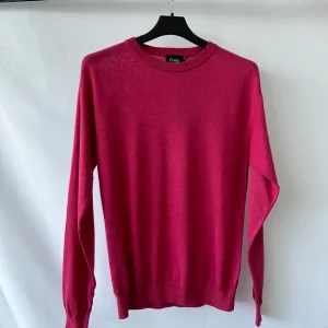 Drake's Linen Cotton Blend Lightweight Sweater In Pink