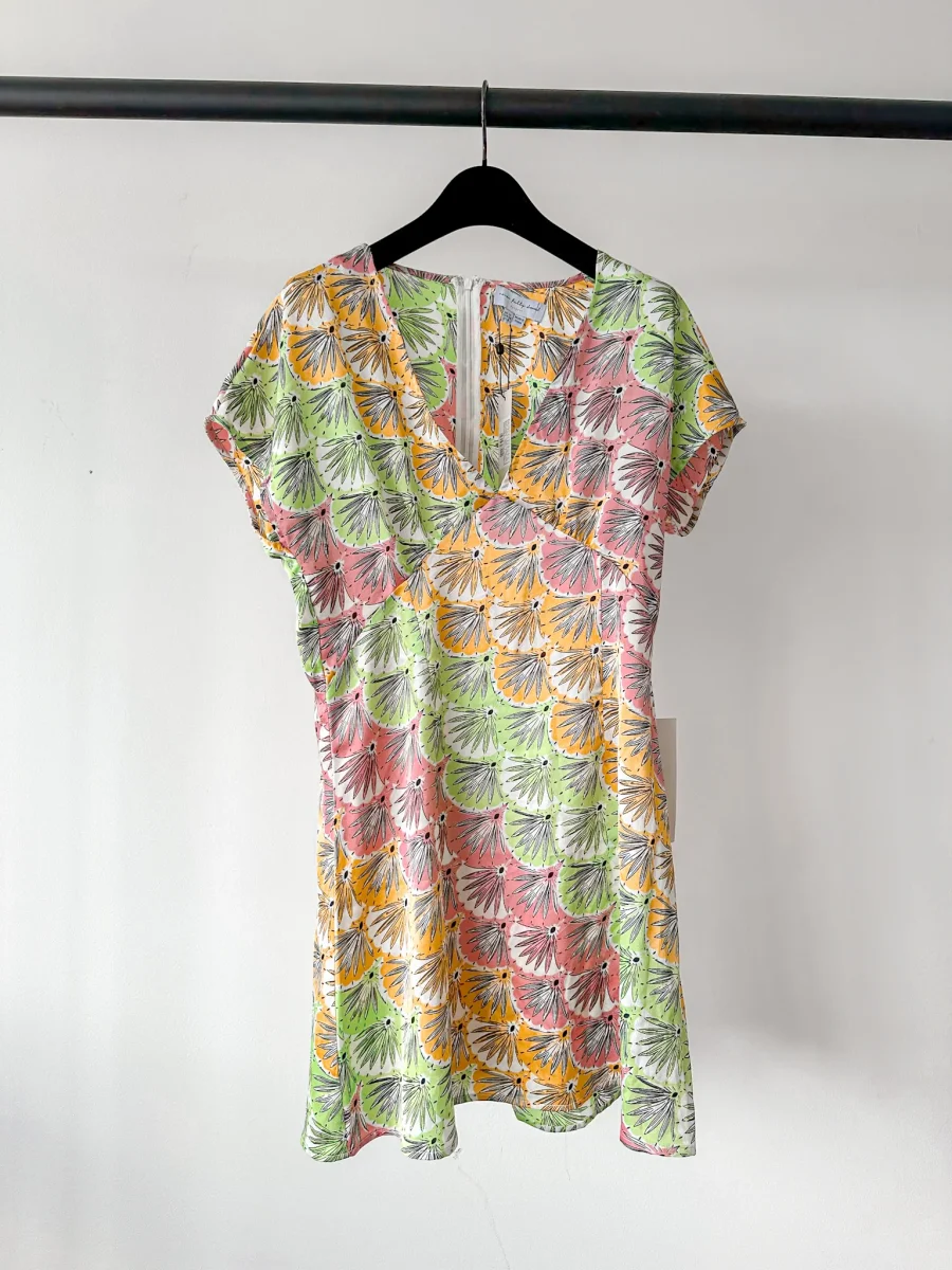 Never Fully Dressed Pastel Multicolour Deco Print Mini Dress - Imagen 2