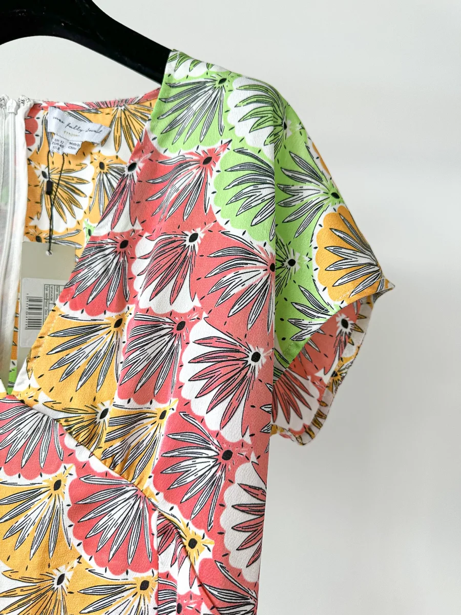 Never Fully Dressed Pastel Multicolour Deco Print Mini Dress - Imagen 6