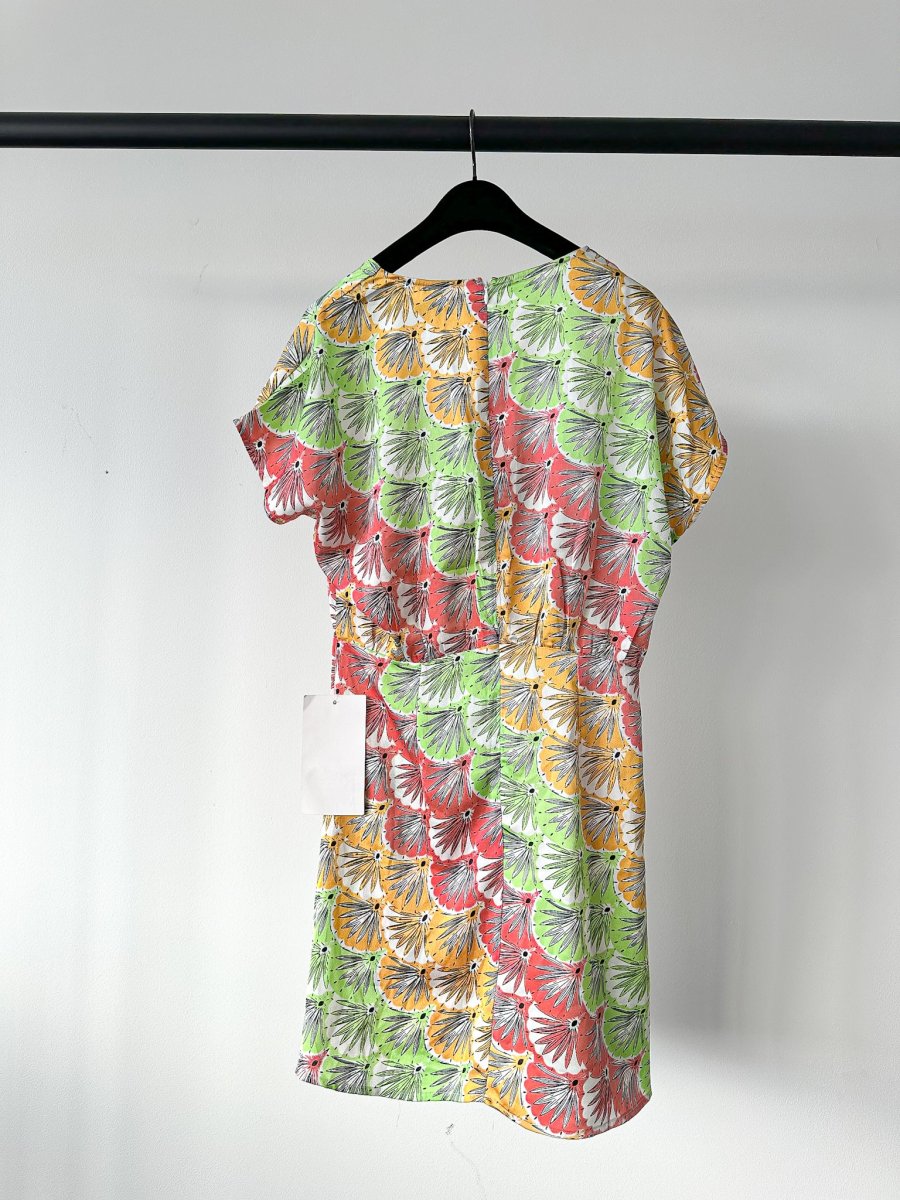 Never Fully Dressed Pastel Multicolour Deco Print Mini Dress - Imagen 7