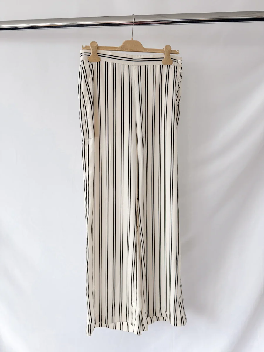 Polo Ralph Lauren Satin Striped Straight Leg Trousers - Imagen 2