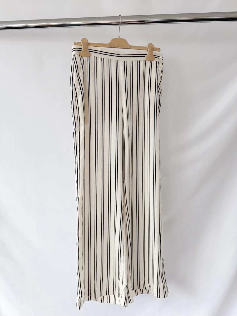 Polo Ralph Lauren Satin Striped Straight Leg Trousers - Imagen 3