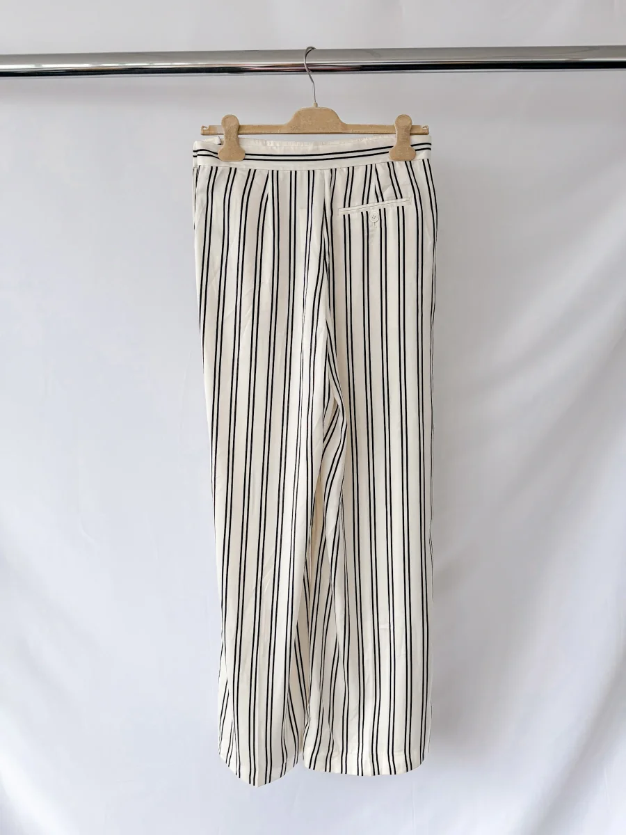 Polo Ralph Lauren Satin Striped Straight Leg Trousers - Imagen 6