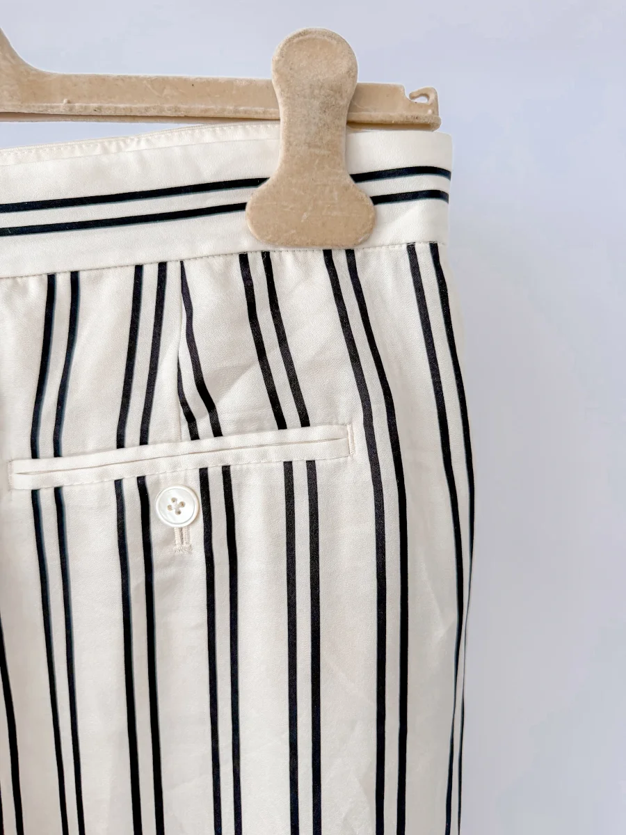 Polo Ralph Lauren Satin Striped Straight Leg Trousers - Imagen 7