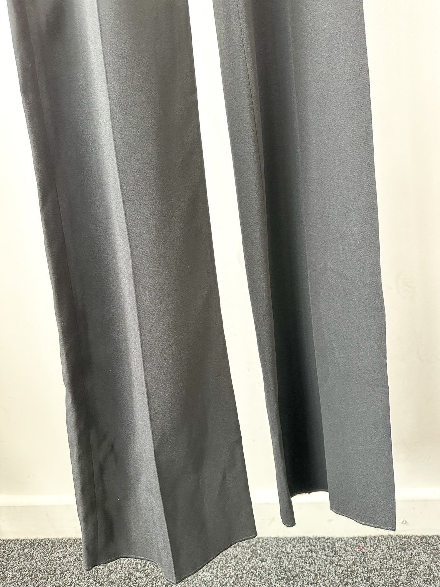David Koma Black Cut-Out Mesh Sides V-Neck Jumpsuit - Imagen 5