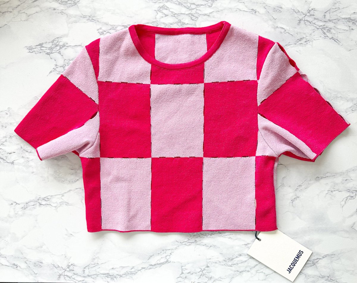 Jacquemus Le Maille Gelato Pink Knit Top - Imagen 3