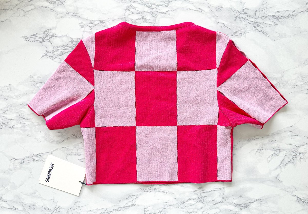 Jacquemus Le Maille Gelato Pink Knit Top - Imagen 5