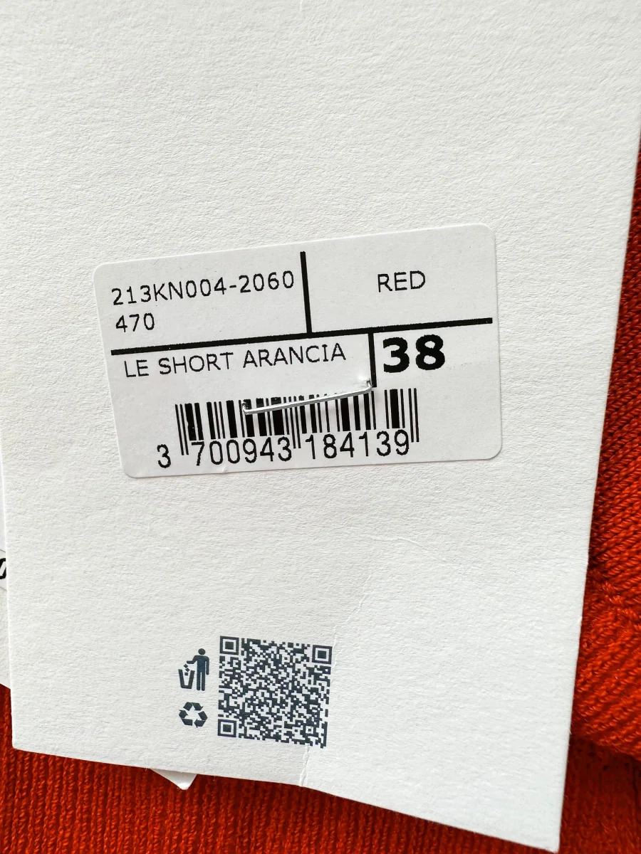 Jacquemus Le Short Arancia Red Biker Shorts - Imagen 8