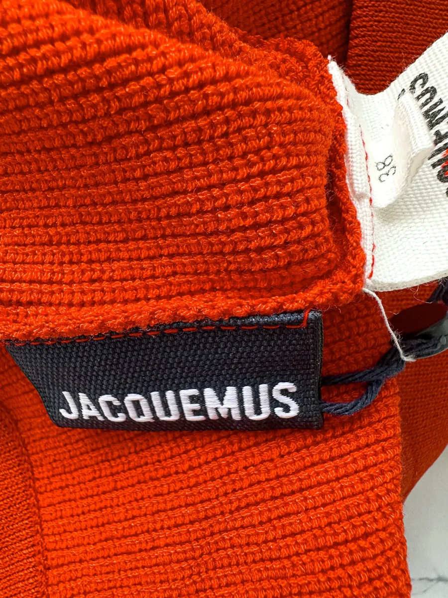 Jacquemus Le Short Arancia Red Biker Shorts - Imagen 9