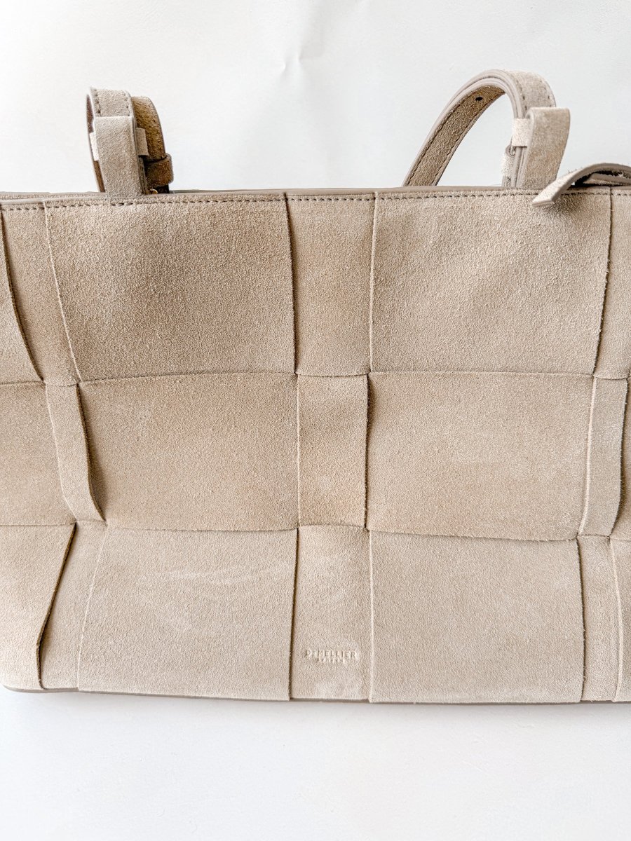 Demellier The Florence Suede Woven Large Tote Bag - Imagen 6