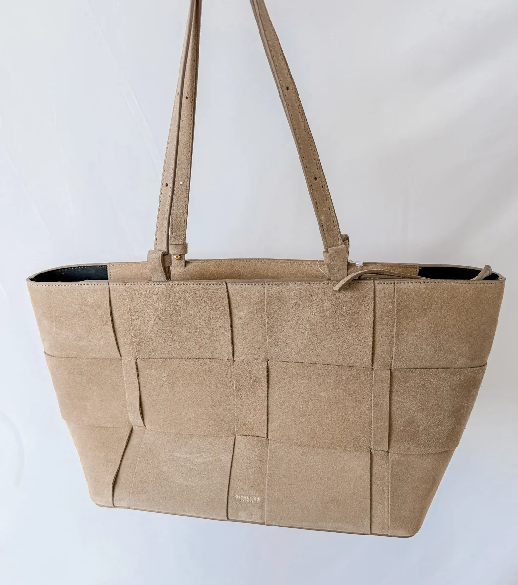 Demellier The Florence Suede Woven Large Tote Bag - Imagen 4