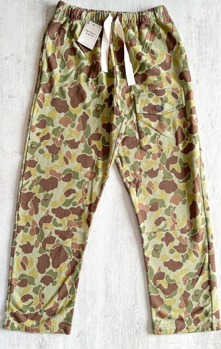 Nigel Cabourn Drawstring Sweatpants Jogging Bottoms Military Camouflage