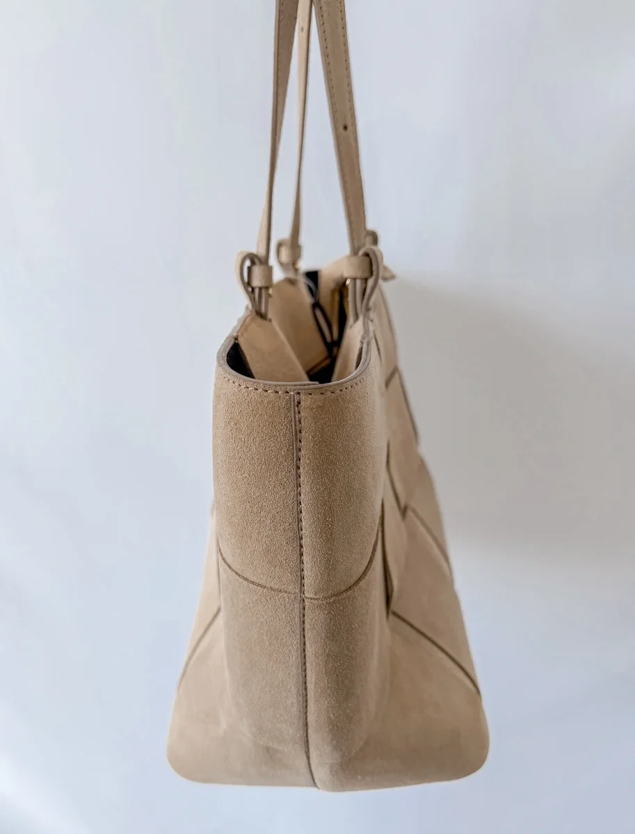 Demellier The Florence Suede Woven Large Tote Bag - Imagen 8