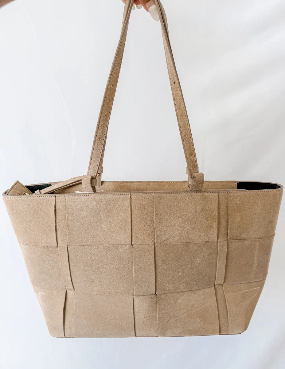 Demellier The Florence Suede Woven Large Tote Bag - Imagen 9