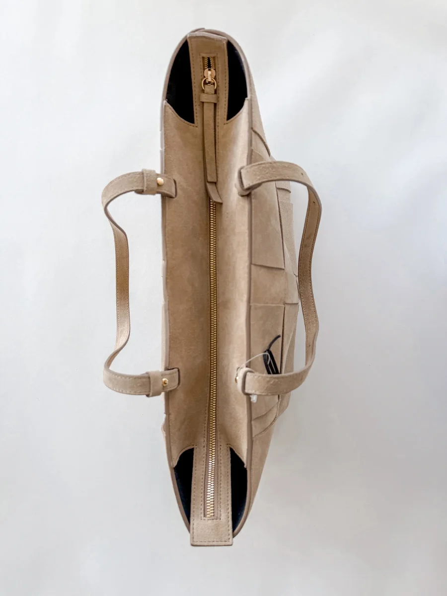 Demellier The Florence Suede Woven Large Tote Bag - Imagen 7