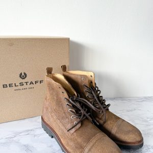 Belstaff Alperton Full-Grain Leather Boots