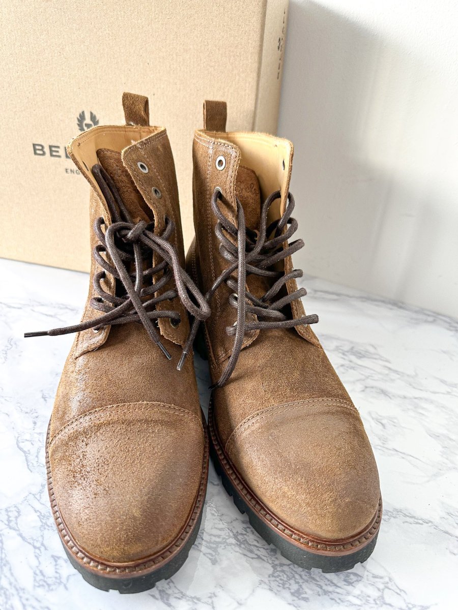 Belstaff Alperton Full-Grain Leather Boots - Imagen 3