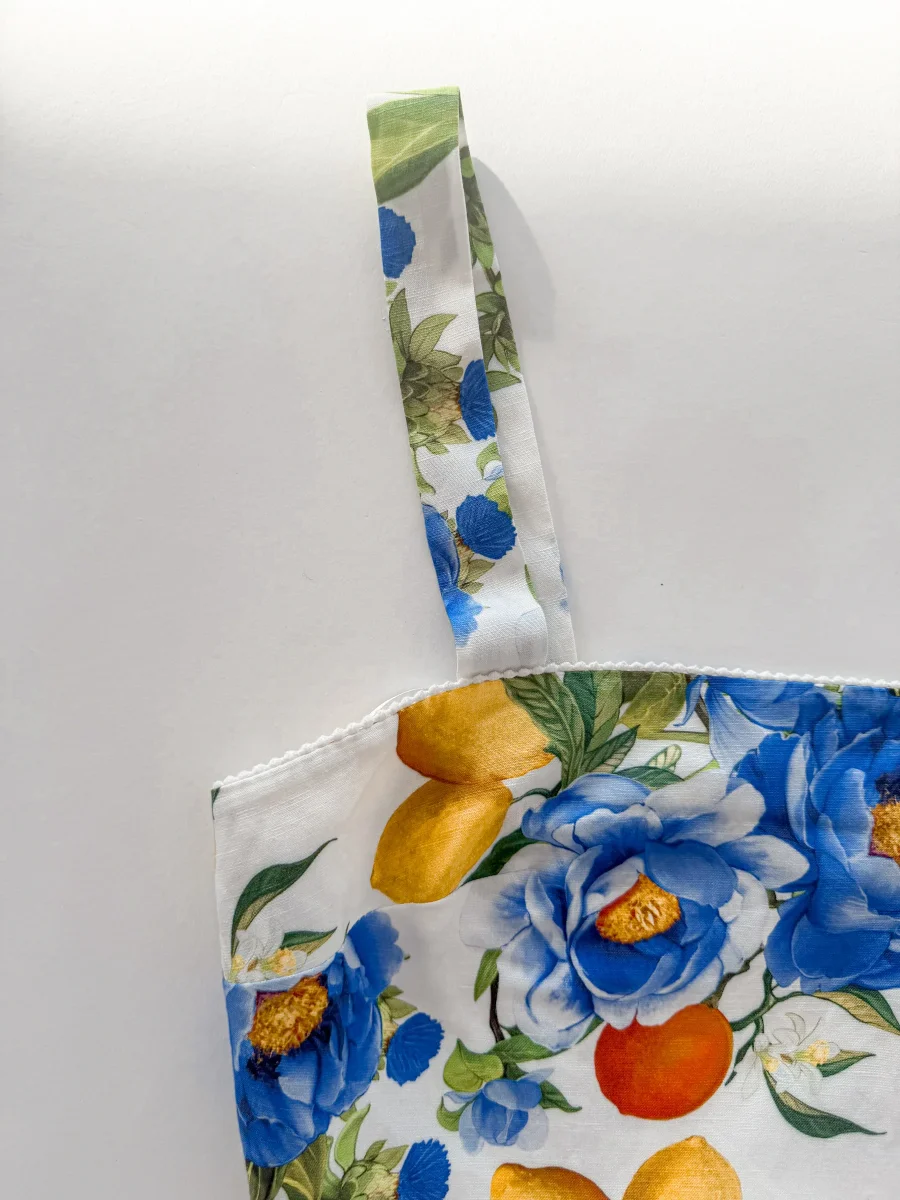 Borgo de Nor Didi Lemon Floral Printed Cropped Top - Imagen 5