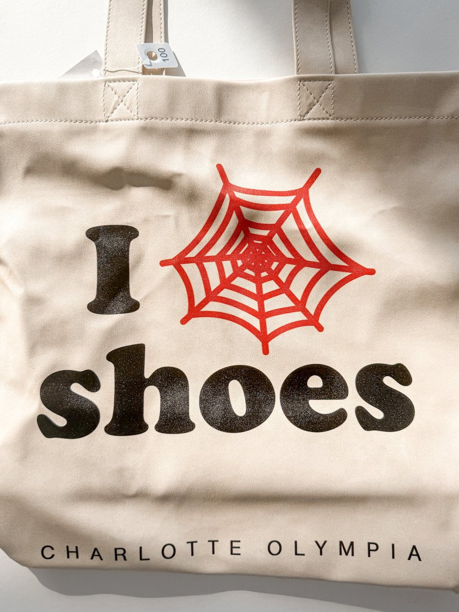 Charlotte Olympia I Heart Shoes Leather Tote Bag - Imagen 4