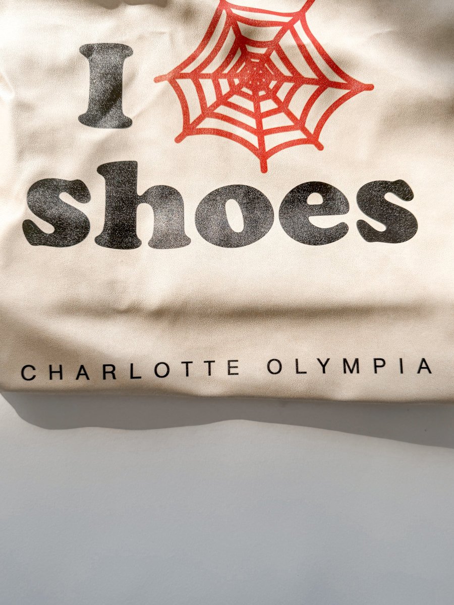 Charlotte Olympia I Heart Shoes Leather Tote Bag - Imagen 7