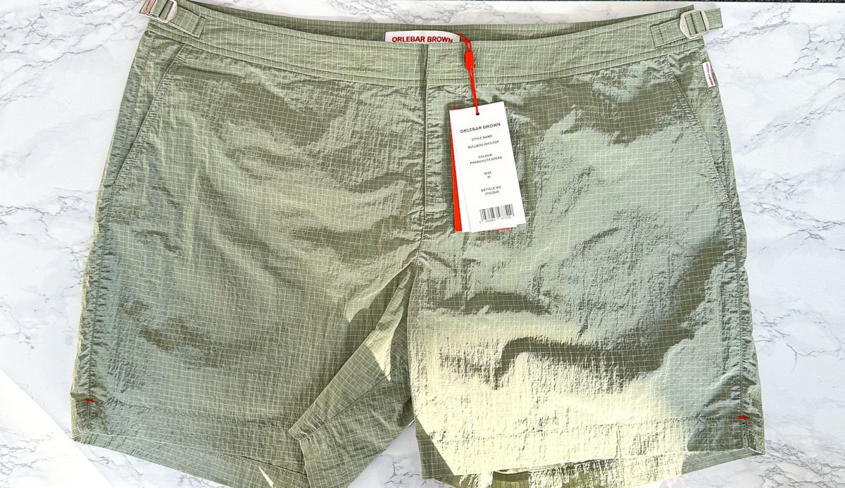 Orlebar Brown Bulldog Ripstop Parachute Green Swim Shorts - Imagen 2